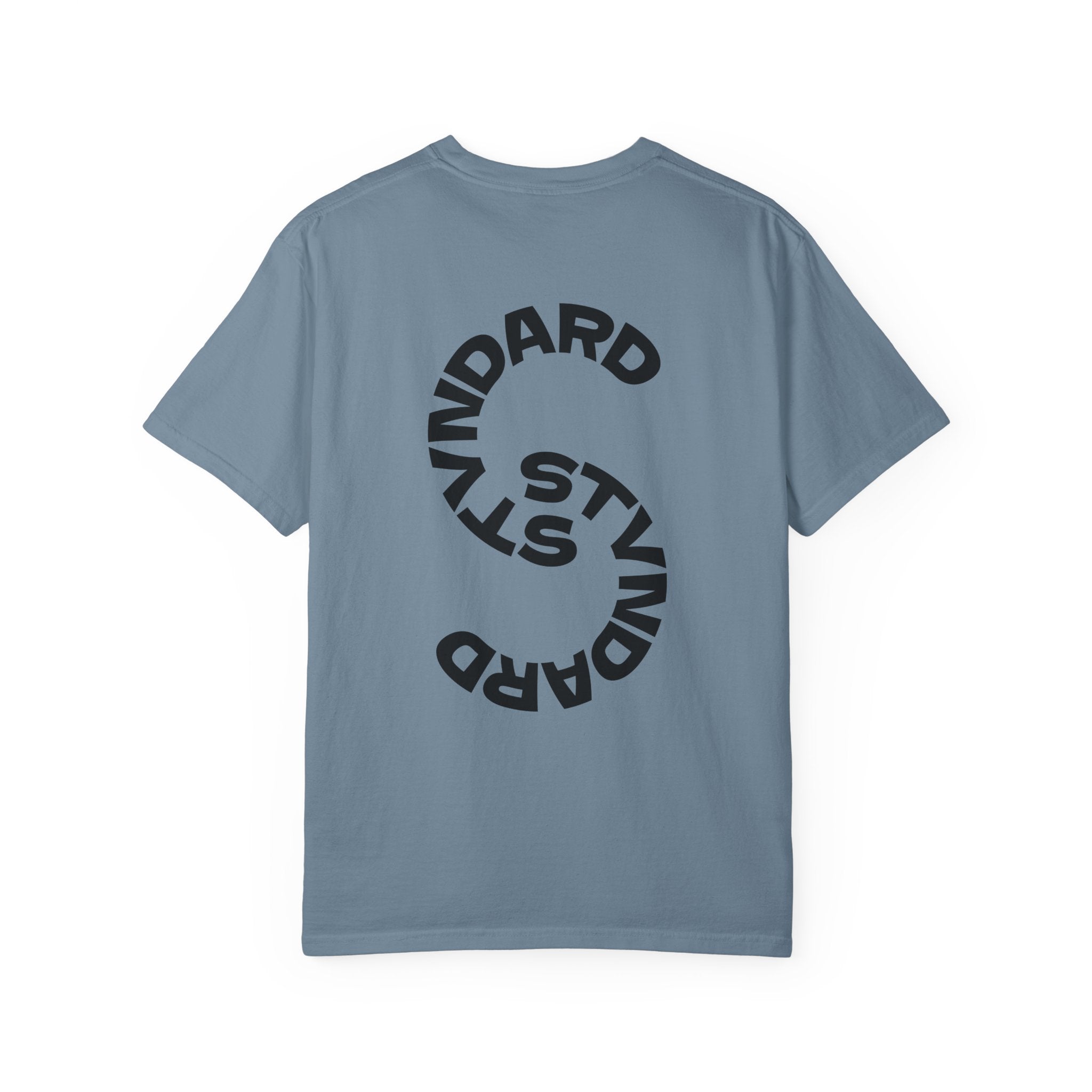 Standard Graphic T-Shirt — "STUNDARD Est. 1979" Front & Swirl Back